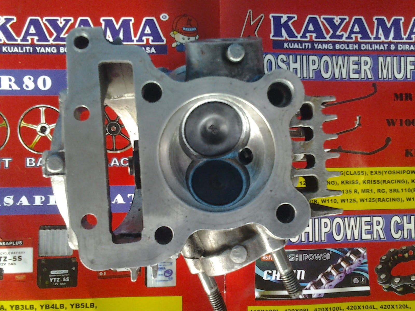 MODENAS GT128 DIPAKSA BERLARI LAJU