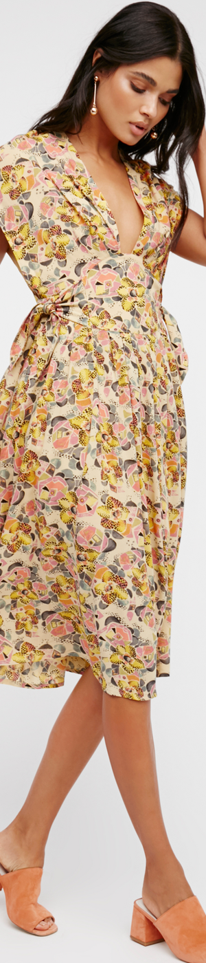 free people royce midi dress