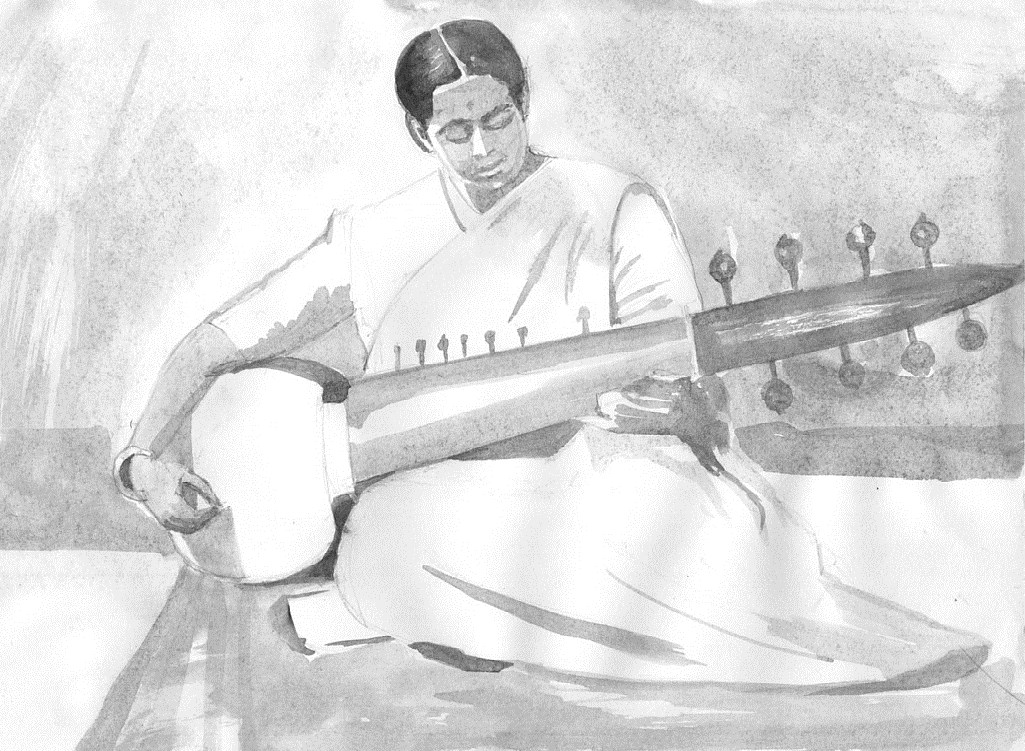 Anil's Art: Indian Classical Musicians