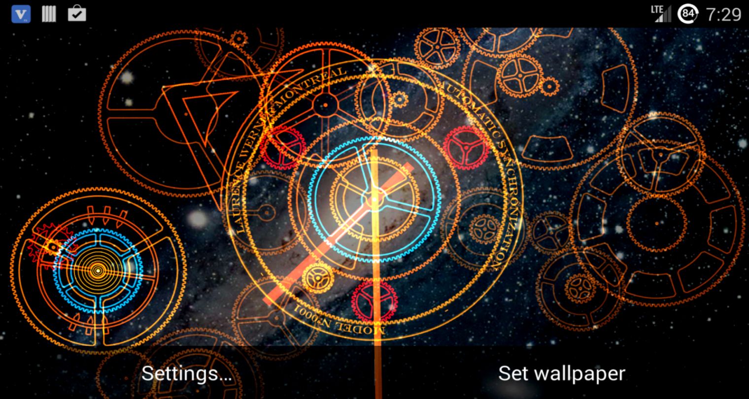 Hypno Clock Live Wallpaper   Android Apps on Google Play