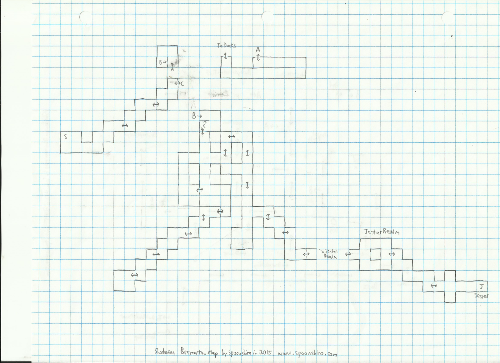 Shadowrun Bremerton Map Map for Super Nintendo by yanm1103 - GameFAQs