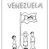 colorear Bandera de Venezuela con niños