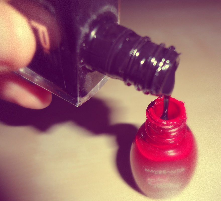 Beyond Sunset How to make your nail polish darker