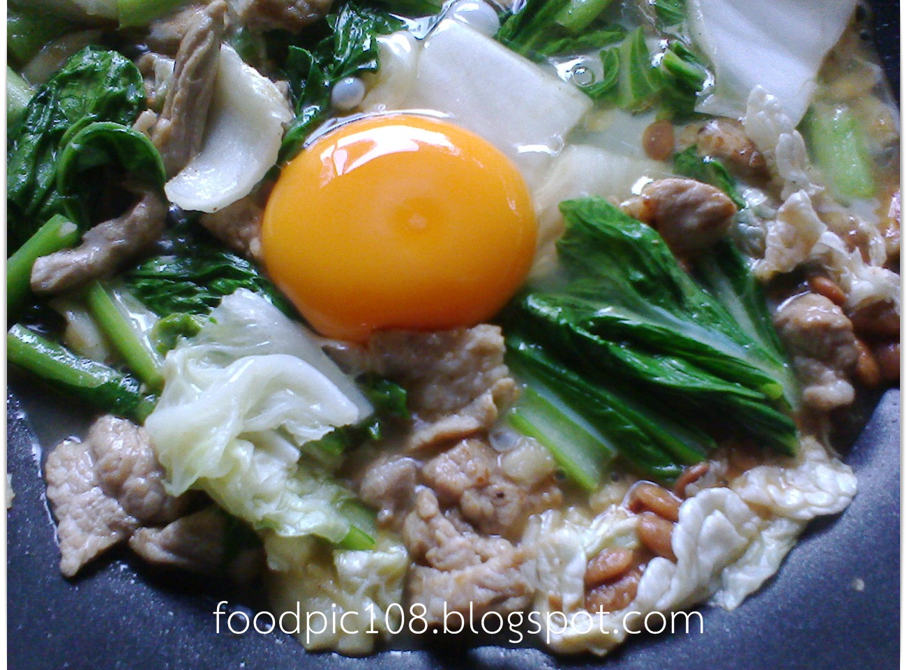 เมนูอาหารไทยง่ายๆ สูตรอาหาร อาหารตามสั่ง: ผัดกวางตุ้งผักกาดขาวใส่หมู ...