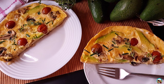 Frittata con aguacate