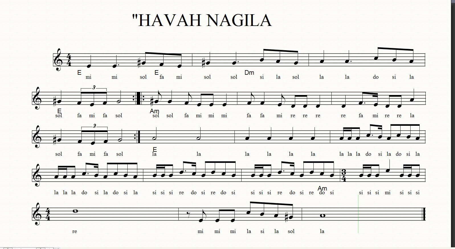 Хава Нагила Ноты Для Скрипки Лучшая Фото Подборка
