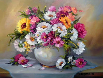 pintura-al-oleo-de-flores