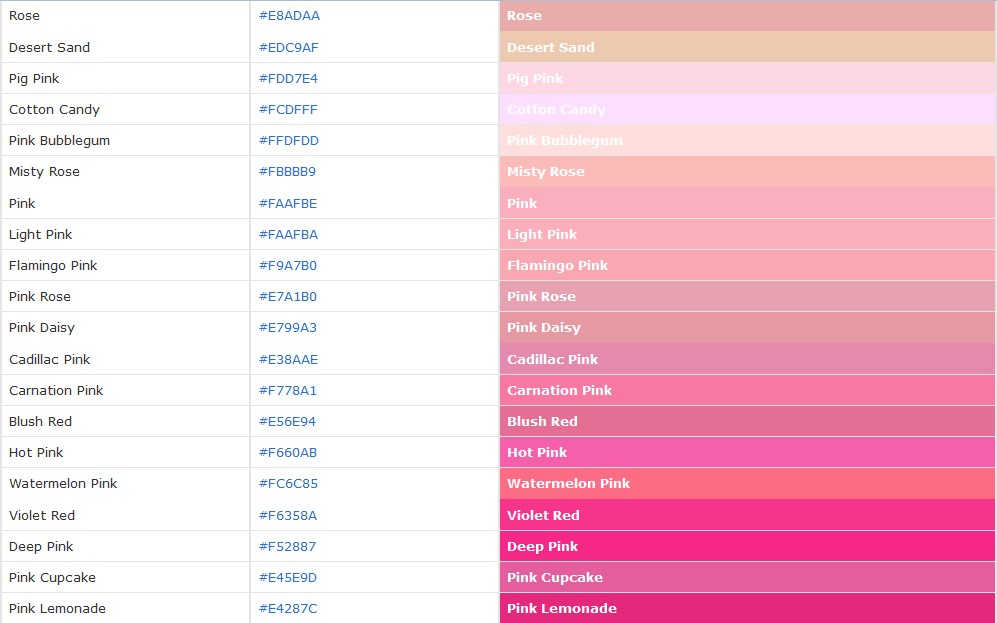 H1 color html. Красивый список html. CSS цвета для светлой темы. Пыльно розовый цвет код hex. E DC 9af чей цвет.