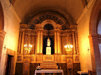 Interior de l'església de Santa Maria de Gaià