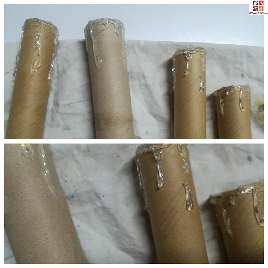 diy tubos de cartón