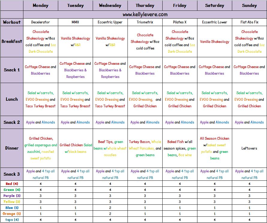 learning-to-love-me-21-day-fix-week-1-meal-plan