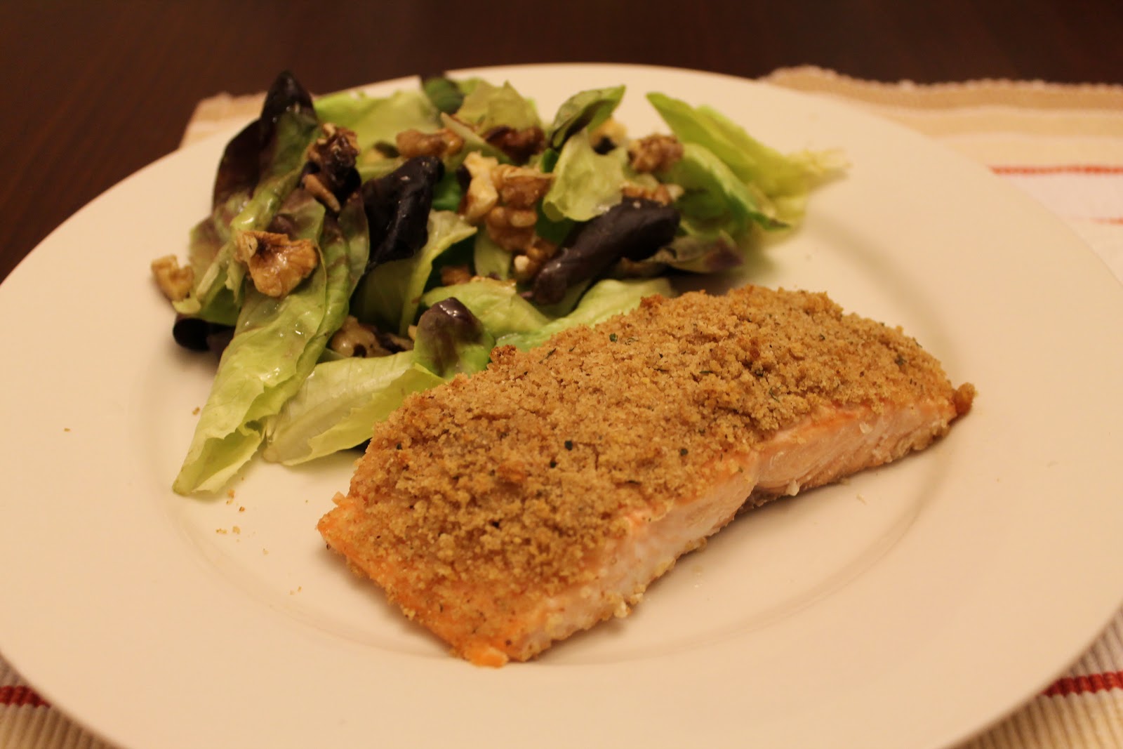 Horseradish Encrusted Salmon