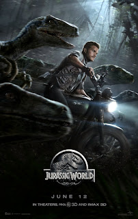 Jurassic World Chris Pratt Raptors Poster