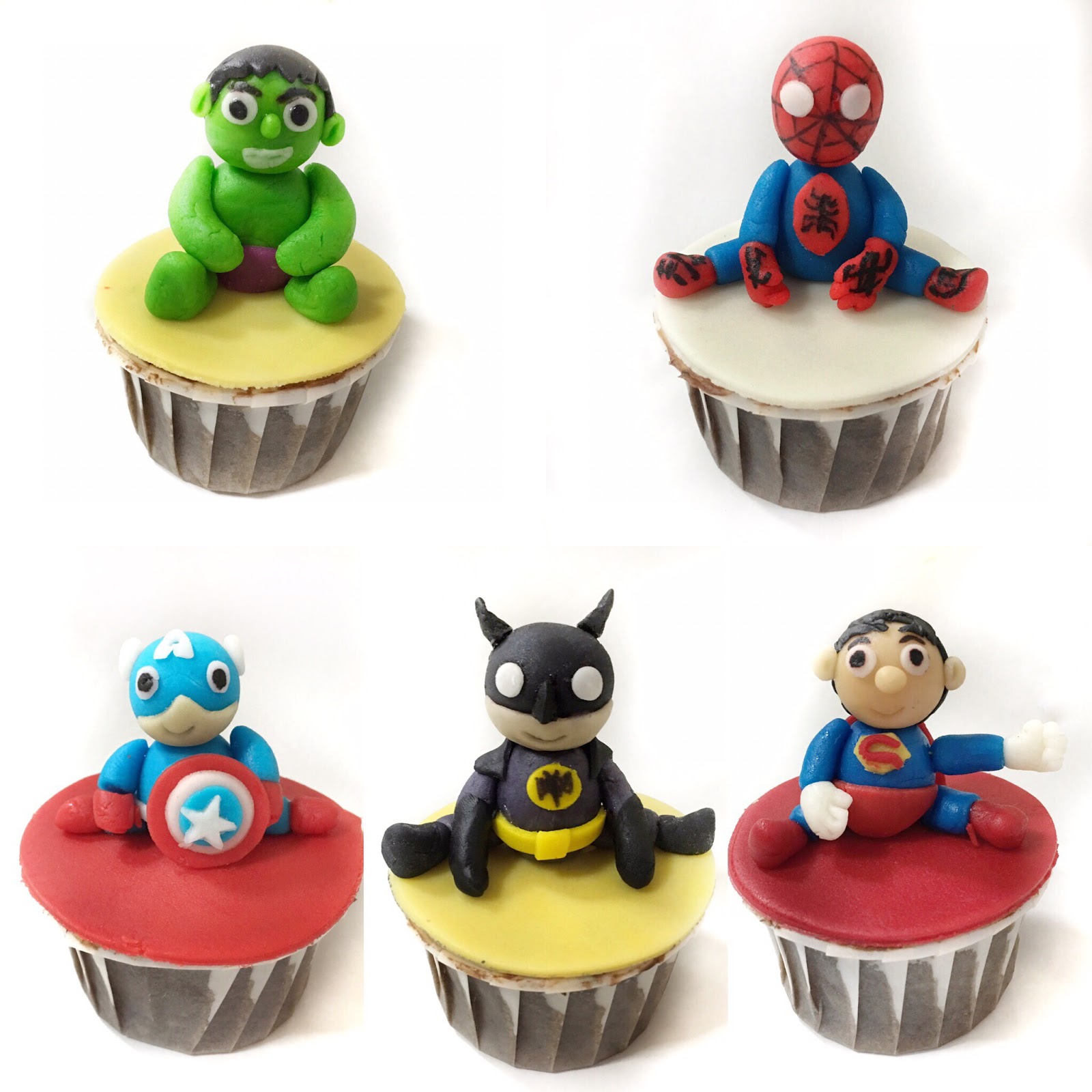 Superhero Cupcakes Sherbakes