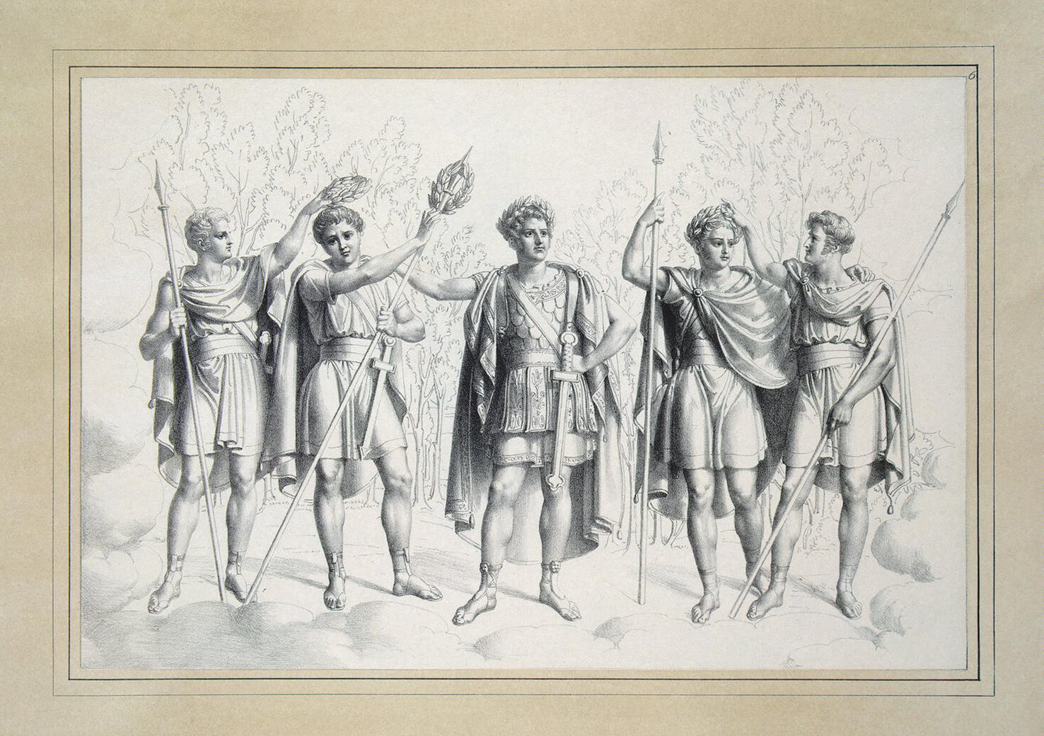 Tableau Vivant The Winner Heroes Julius Schoppe Endless Paintings