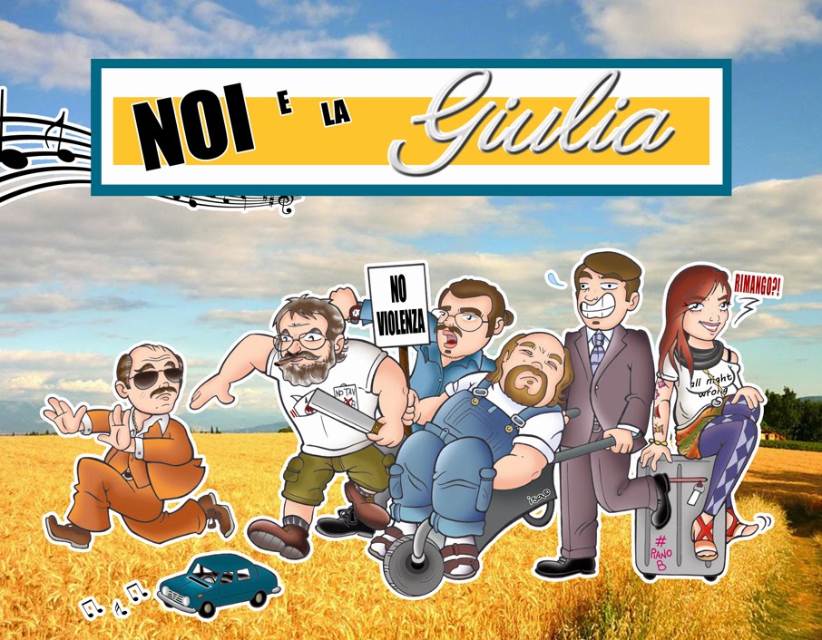 NOI E LA GIULIA versione fumettosa by Isacomics | A6 Fanzine