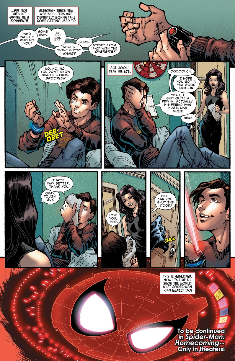 Comic Book Fan And Lover Spider Man Homecoming Preludio 2 De 2 