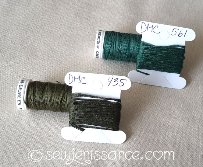 Londonderry Linen and DMC Embroidery Floss