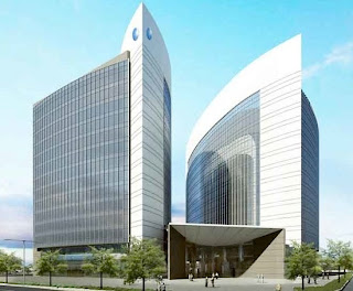 The planned building for the Abu Dhabi Islamic Bank