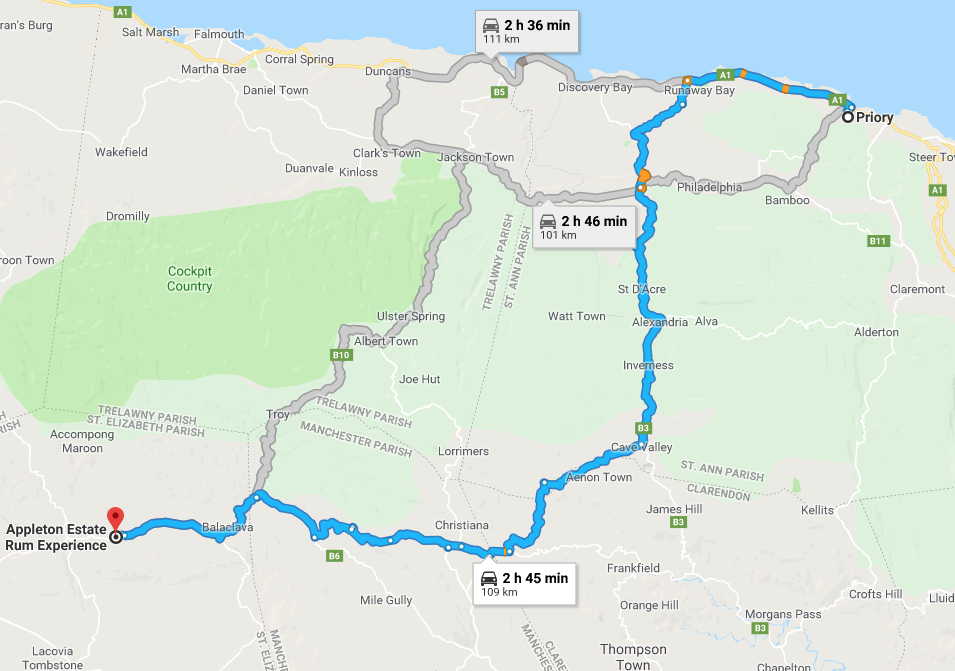 Wine Mise en abyme The Road to Appleton Estate Distillery (Nassau