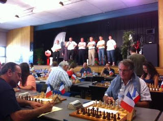 Échecs à Avoine : la salle de jeu avant le lancement de la 1e ronde - Photo © Chess & Strategy