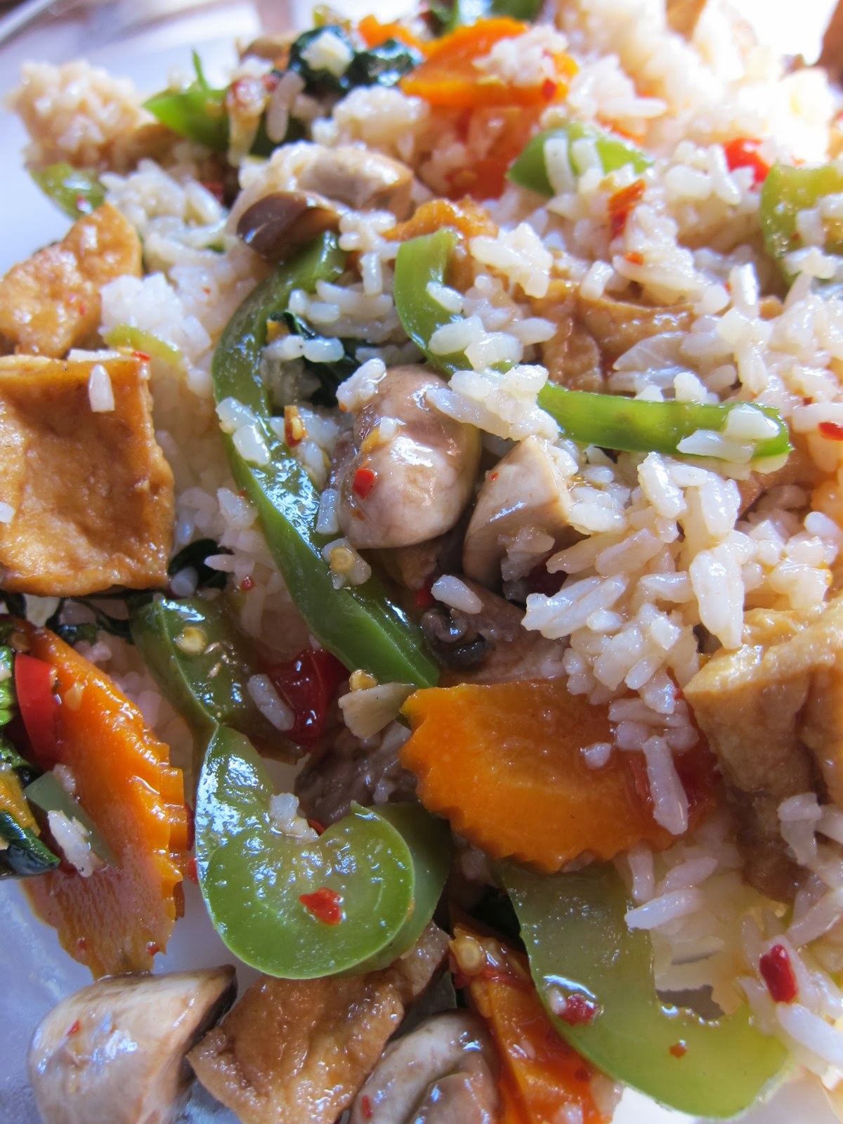 WholeFoodVegan Tofu Chili from Thai Satay in South San Francisco