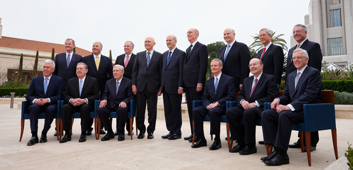 The First Presidency and Quorum of the Twelve Apostles of The Church of Jesus Christ of Latter-day Saints in Rome, Italy