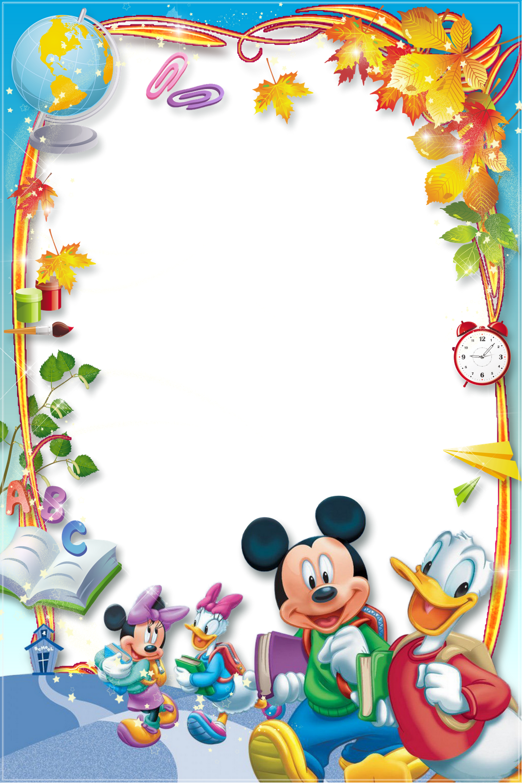 mickey mouse back to school clipart - photo #45