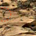 Descubren la figura de un extraterrestre enano en una imagen de Marte
