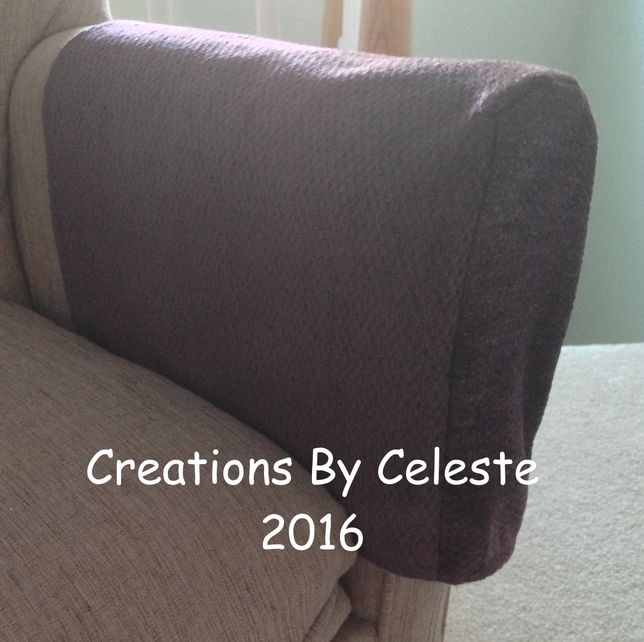 Sew Much Fun / Creations by Celeste Arm Chair Covers