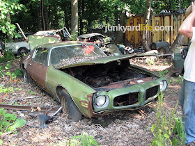 This 1970 Firebird was locked up in a junkyard in 1975, the year the yard closed.
