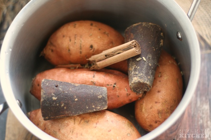 uncooked sweet potatoes