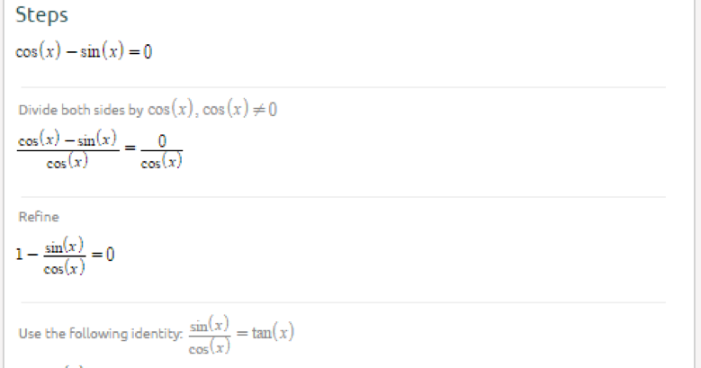 trigonometric equation calculator trigonometric equation calculator