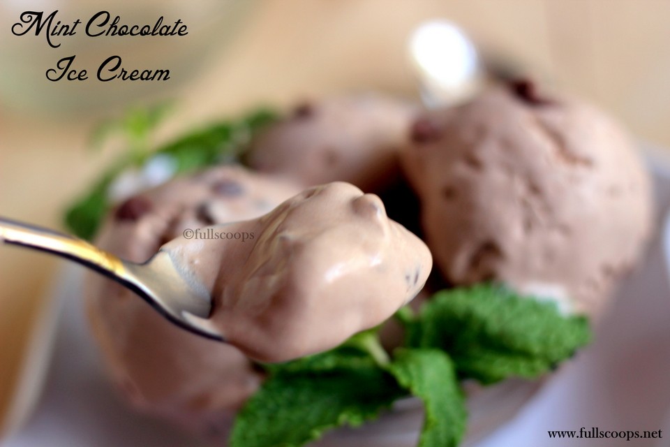 Mint Chocolate Ice Cream Full Scoops A food blog with easy,simple