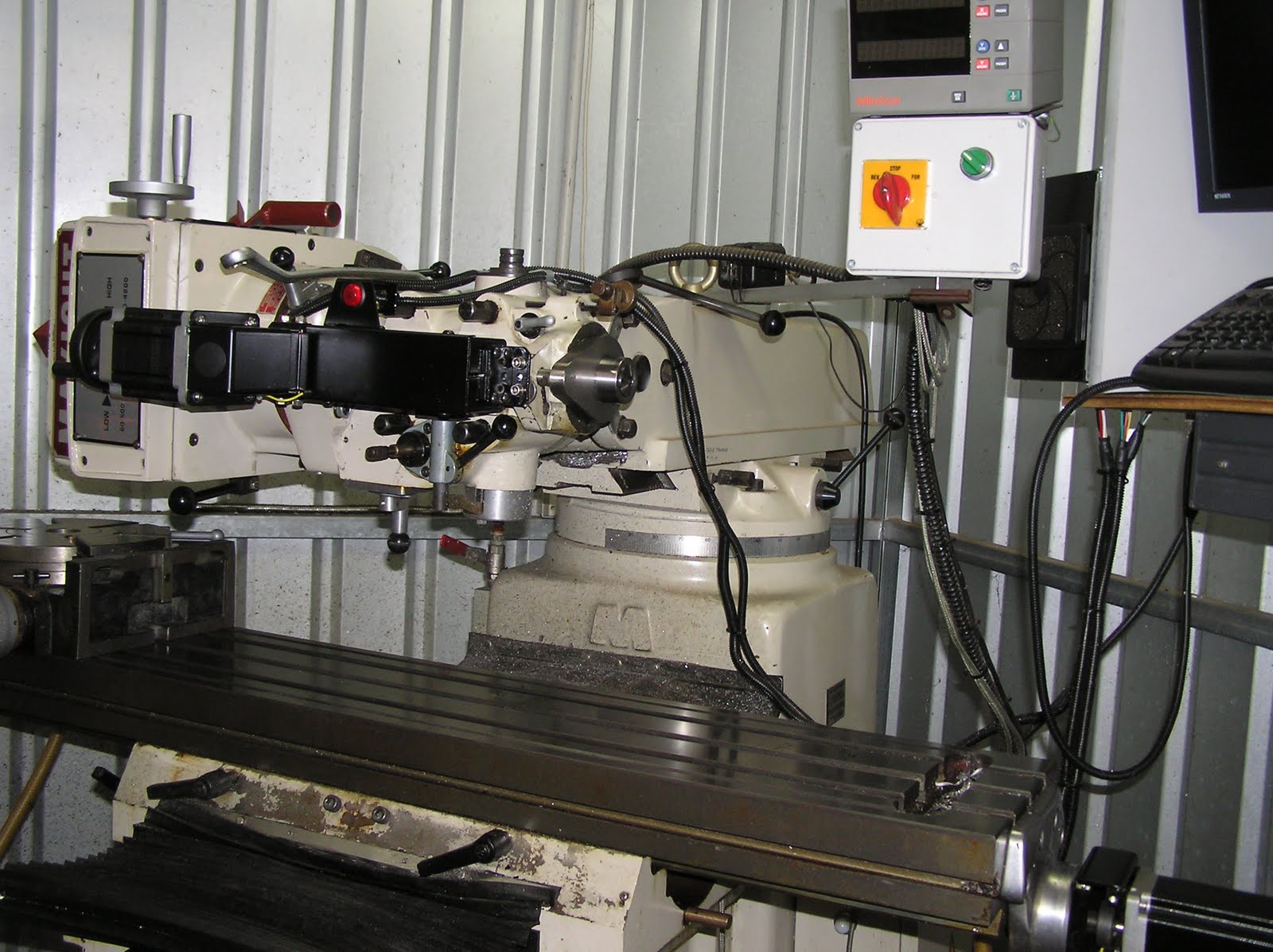 The Lone Machinist Converting a CNC Mill into a CNC Lathe.