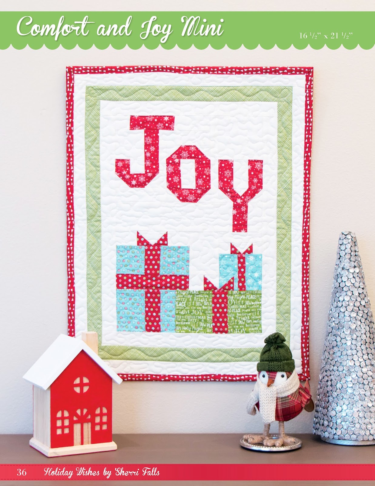 Fat Quarter Shop's Jolly Jabber: Holiday Wishes Quilt Along: Week 4 with FREE Bonus Pattern!