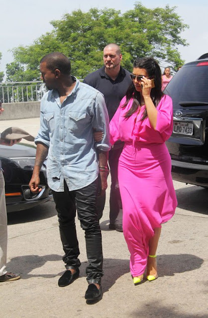 Kim Kardashian Kanye West in brazil