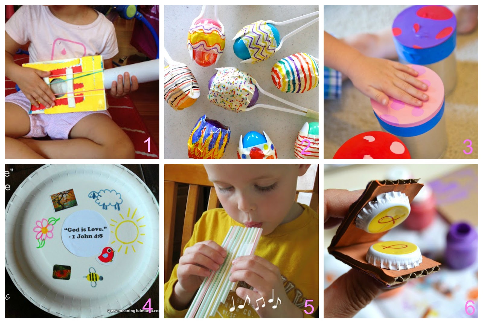 Strumenti musicali per bambini fai da te con materiali che abbiamo ... Idee per bambini fai da te