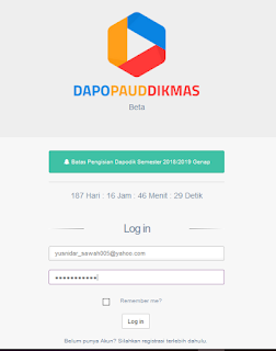 Cara Gampang Dan Cepat Pengisian Dapodik Paud Dikmas Online Semester Genap 2018 2019 Munaz Bagus