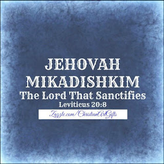 Jehovah Mikadishkim from Leviticus 20:8 which is The Lord Who Sanctifies.
