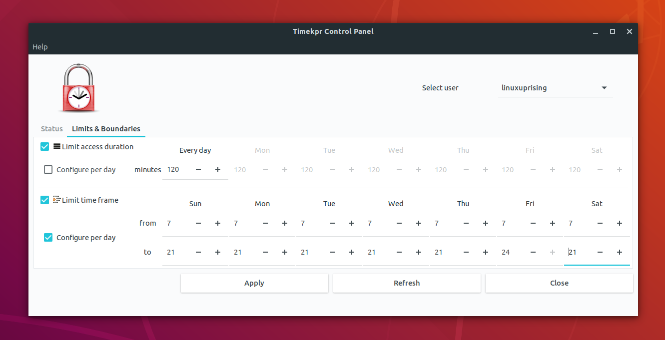 Timekpr Revived Easy To Use Parental Control Software For Ubuntu