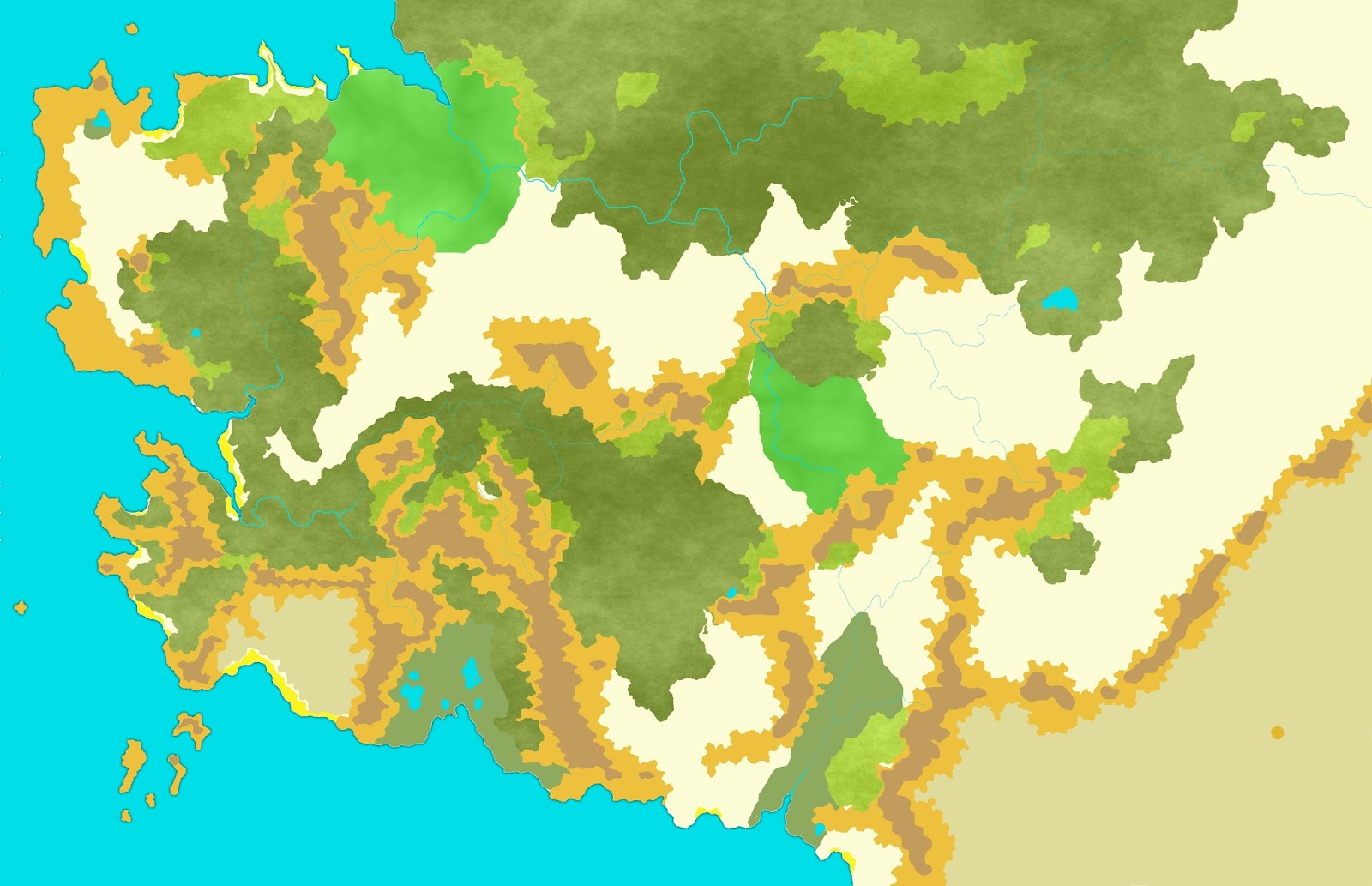 Musings on DragonQuest: Geography of the Frontiers of Alusia