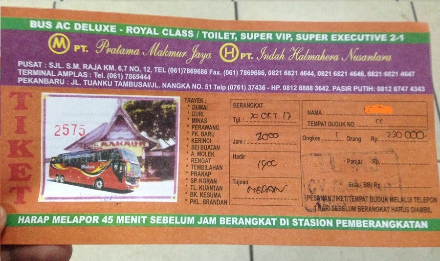 Ayo Naik Bus!: Pekanbaru - Medan PP: Raja Medan-Riau vs ...