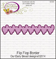 ODBD Custom Flip Flop Border Die