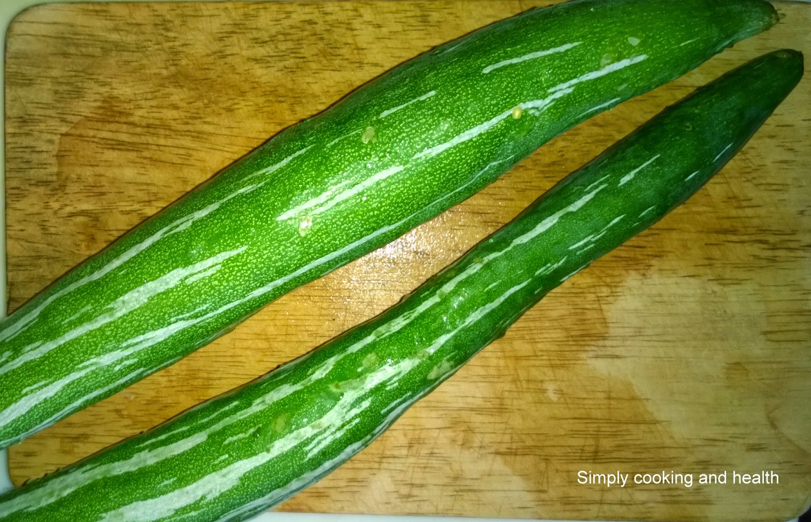 Simply Cooking and Health Stuffed snake gourd