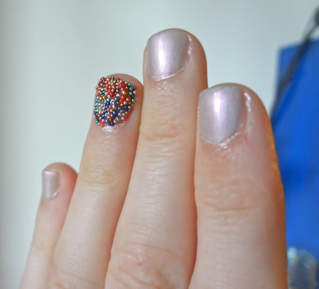 Essence Effects Nails, 3D nail art, Candy Buffet accent nail