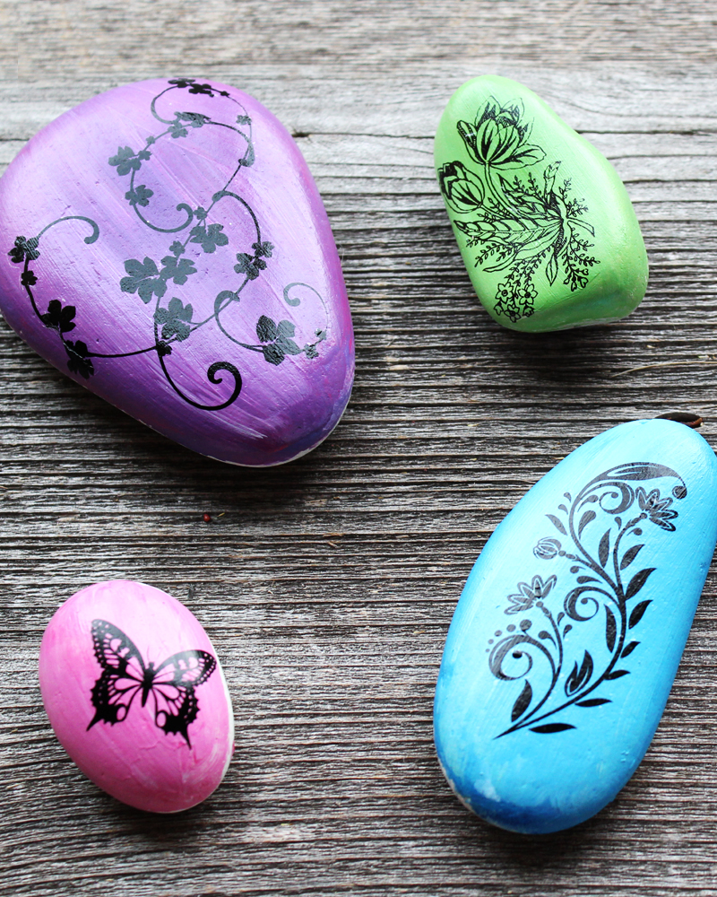 How to Apply Temporary Tattoos to Rocks I Love Painted Rocks