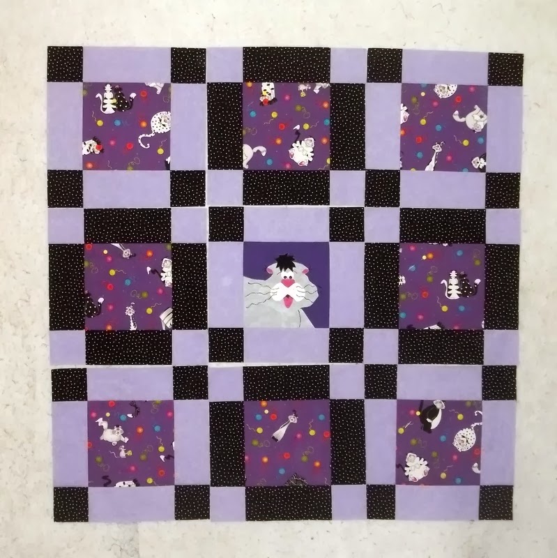 Traveling Quilter: Purr-fectly Purple