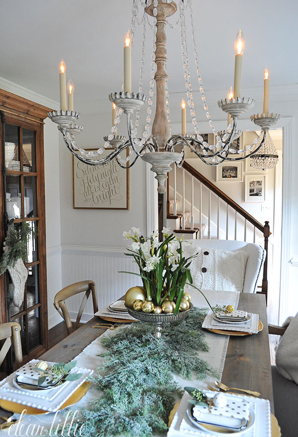 Dear Lillie Farmhouse Holiday Series Our Christmas Dining Room and a