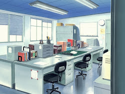 anime landscape office background scenery trang tri